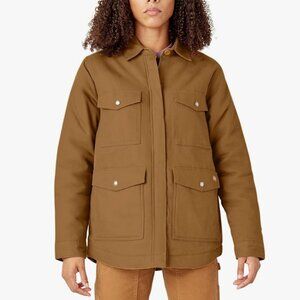 Dickie's Women's Duck High Pile Fleece Lined Chore Coat